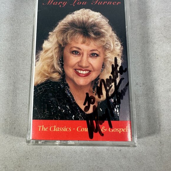 Mary Lou Turner The Classics-Country & Gospel Cassette Signed 1990s Vintage - Picture 1 of 4
